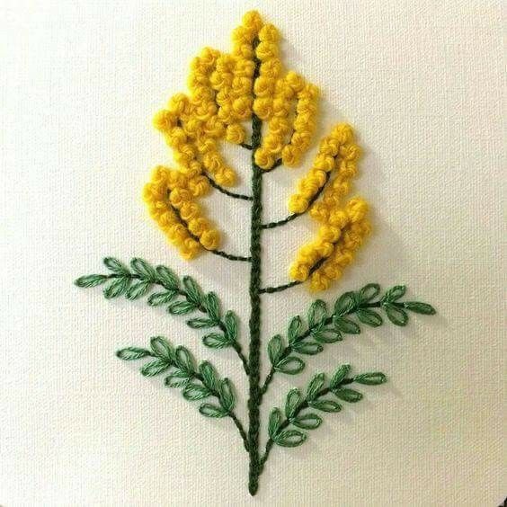 Sun Yellow Embroidered Cotton Vest