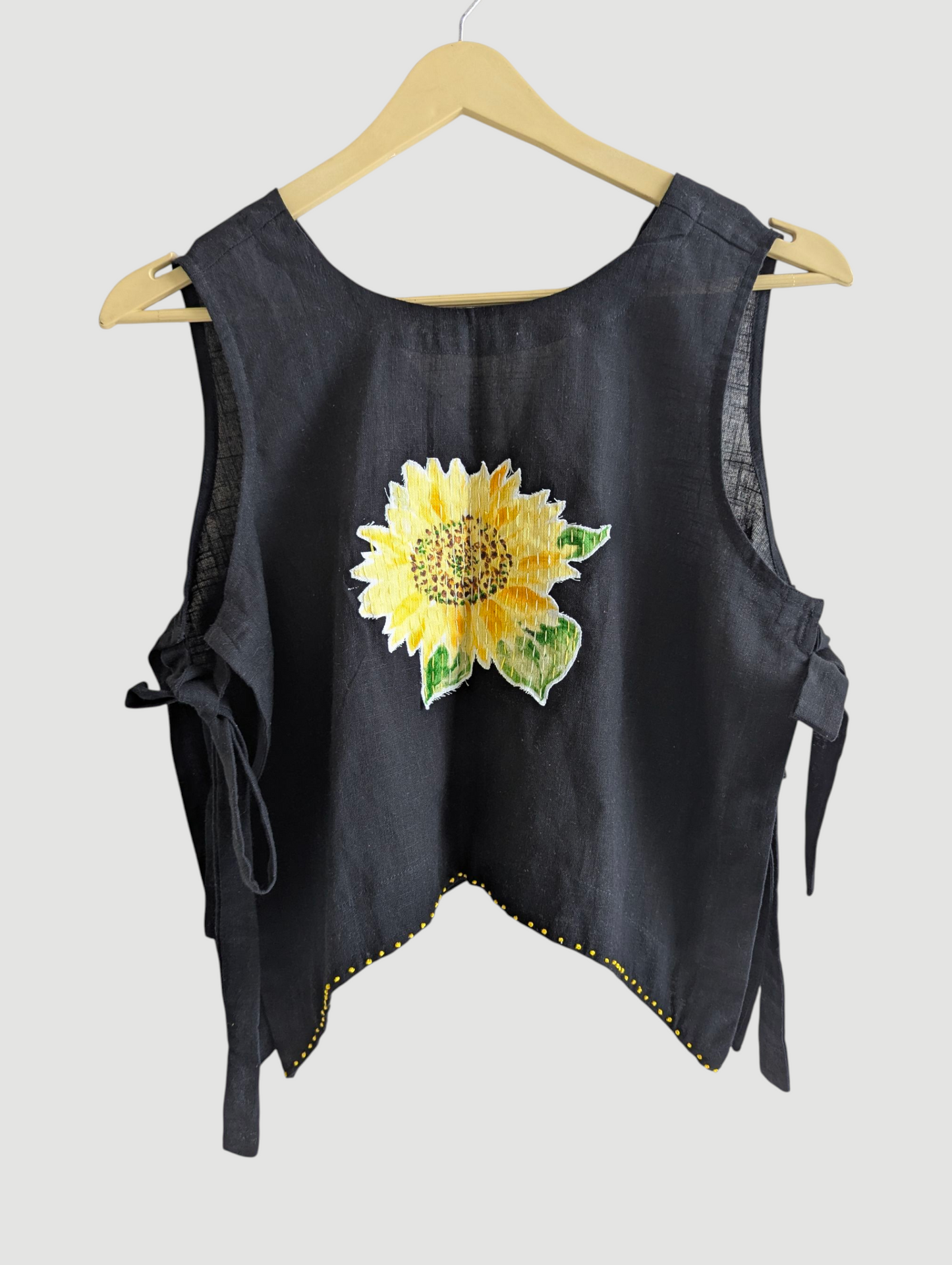 Sunflower Motif Top