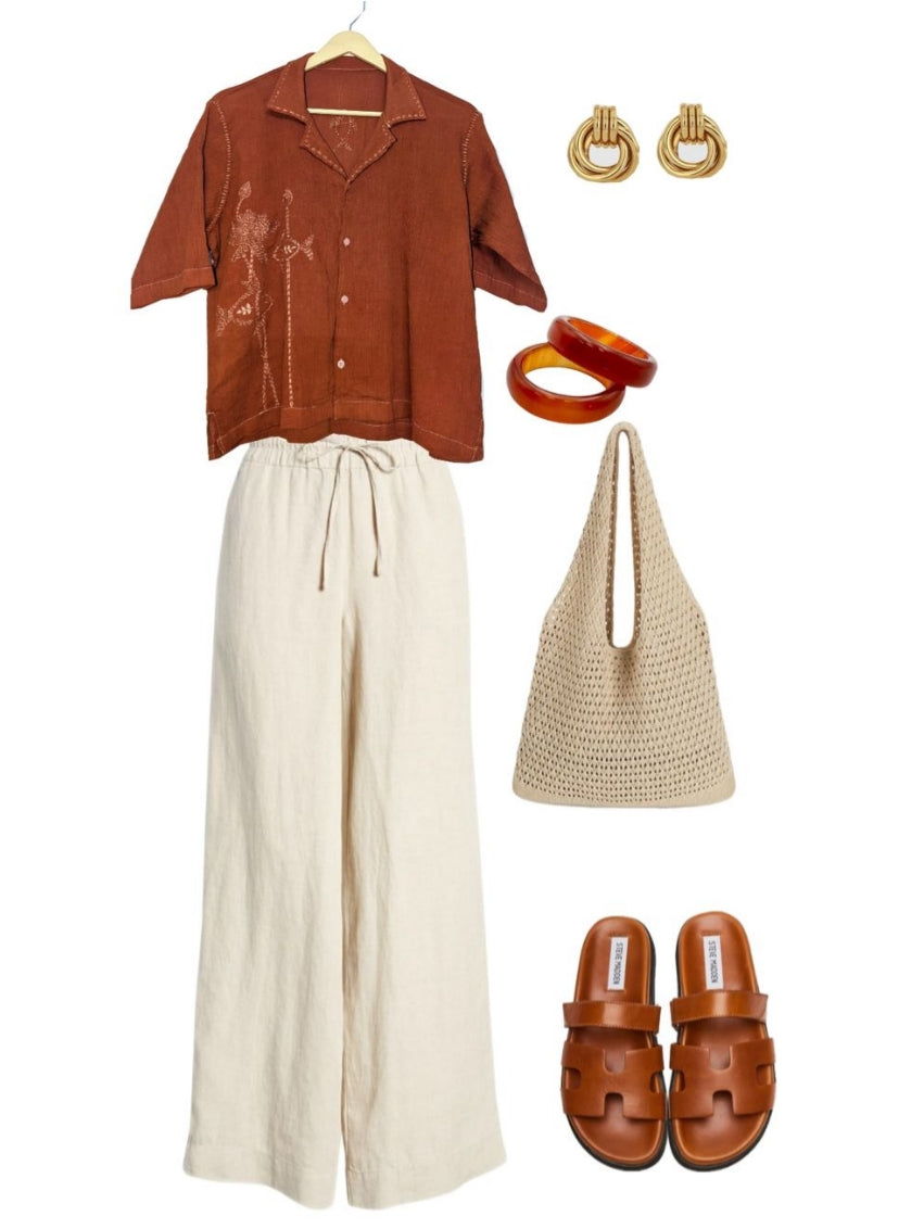 Terracotta Macchli Shirt