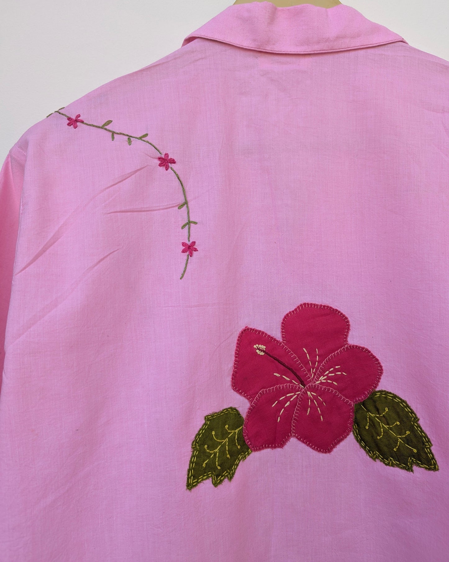 Gudhal hand-embroidered Cotton Shirt