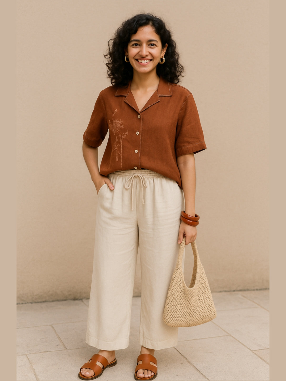 Terracotta Macchli Shirt