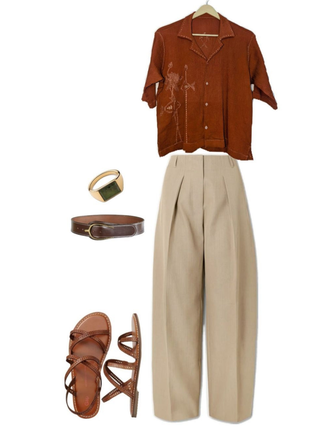 Terracotta Macchli Shirt