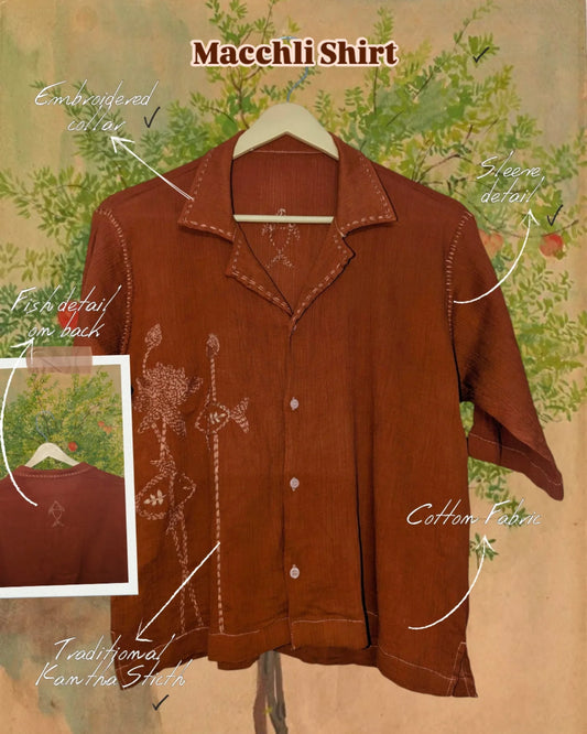 Terracotta Macchli Shirt