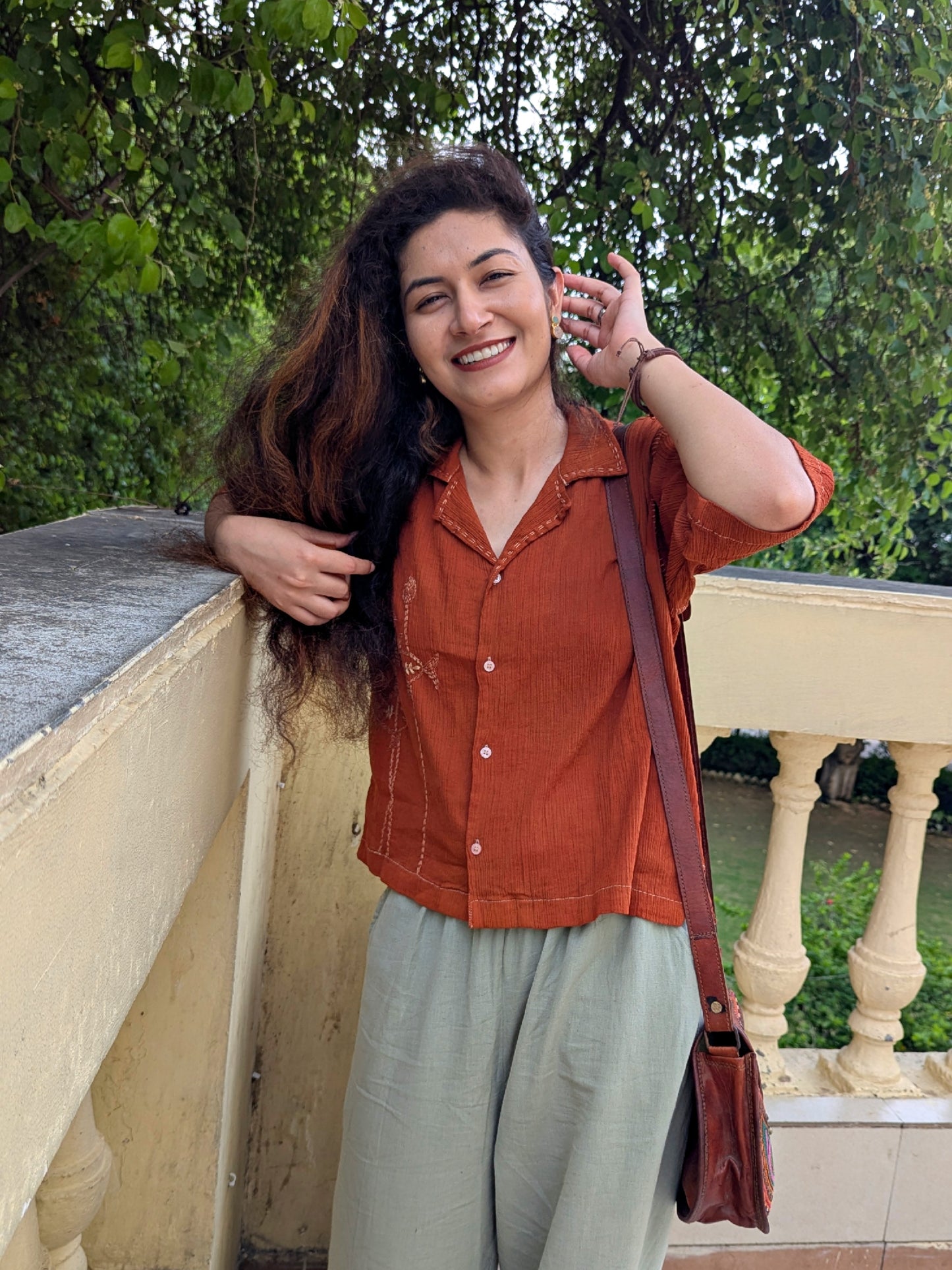 Terracotta Macchli Shirt